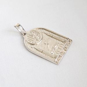 Colgante musulmán elegante para mujer, de Plata de Ley 925, rodanzante, inserto con anillos de Letras árabes, joyería - Product Image 6