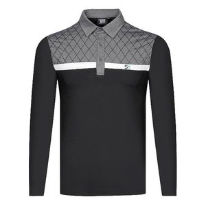 Camisas de manga larga para hombre, camisas de rendimiento de alta calidad, con logotipo personalizado, poliéster, LICRA - Product Image 4