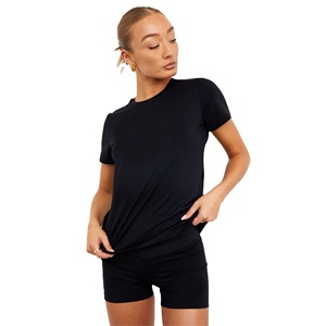 high quality cheap custom printed short sleeved 100% cotton graphic <b>t</b> <b>shirts</b> for <b>women</b> - Product Image 2