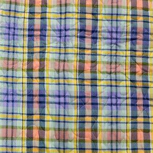 Couettes flanelle tissu pour literie maison fil décoratif teint motif couleur personnalisée 100% coton housse de couette durable - Product Image 1