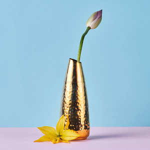 Florero de latón antiguo, jarrón de flores de latón antiguo, tamaño personalizado, decoración de Mesa para el hogar y la sala de estar, uso decorativo - Product Image 6