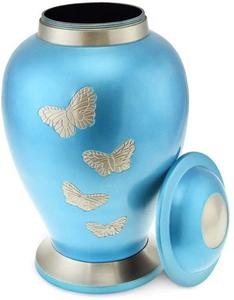 Venta de fábrica Urna de cremación moderna de aluminio decorativa Fabricantes y exportadores de urnas de cremación de metal modernas - Product Image 2