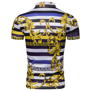 เสื้อยืดโปโลไซส์ใหญ่พิเศษสำหรับผู้ชายสำหรับการพิมพ์ซับลิเมชันสวมใส่สบายและมีสไตล์ - Product Image 2