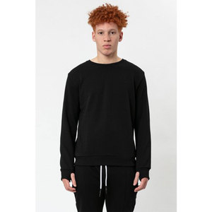 OEM de haute qualité personnalisé blanc ras du cou pull sweat-shirt personnalisé imprimé plaine teint en peluche blanc Jogger coton à capuche en gros - Product Image 2