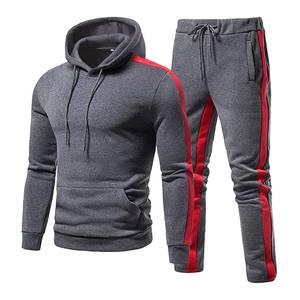 Chándales Deportivos Personalizados 2025 para Hombre, Ajustados, de Algodón, con Bolsillos Tipo Cargo, Sudaderas con Capucha y Cordón Ajustable - Product Image 1