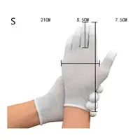 Leggero Led IC PCB industria conduttiva Nylon carbonio PU punta delle dita elettronica rivestita lavoro antistatico Top Fit guanti ESD