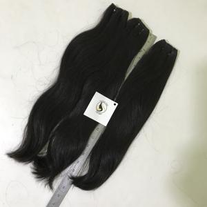 ผมตรงผ้าผู้หญิง100% มนุษย์ผมทอผ้าไม่มีผสมสีธรรมชาติสำหรับสีดำ Virgin Remy เวียดนาม18-20นิ้วต่อผม - Product Image 1