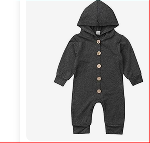 Private Label Baby Rompers with <b>Hoodie</b>,leg, and Hand - Product Image 2