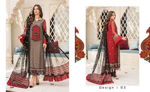 Salwar Kameez de Alta Calidad Marca MARYAM para Mujer, Calidad de Exportación, Ropa de Fiesta India y Pakistaní, Tela Chifón Pura, En Stock - Product Image 5