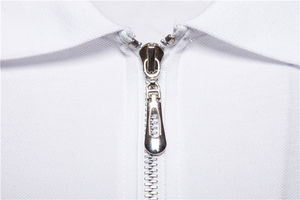 Camisa de Hombre de Algodón de Punto Sólido Antiarrugas con Cuello Mao y Mangas Cortas - Product Image 6