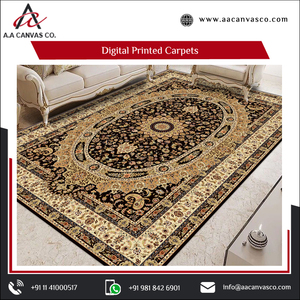 Alfombra de algodón y poliéster para sala de estar, nueva alfombra de colores con estampado Digital, al menos precio - Product Image 5