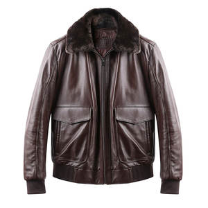 Nouveau style de conception Offre Spéciale veste de haute qualité veste de vol personnalisée pour hommes à col montant vente en gros - Product Image 1