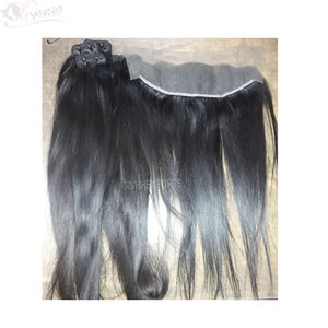 วิกผมมนุษย์วิกผมมนุษย์ม้วนผมแบบอินเดียเป็นมัดลูกไม้สวิส13x6 - Product Image 3