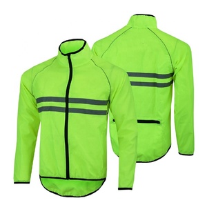 Chaqueta de Ciclismo Unisex Reflectante, Reciclable, de Secado Rápido, Transpirable, de Manga Larga, Cortavientos, para Deportes al Aire Libre - Product Image 3