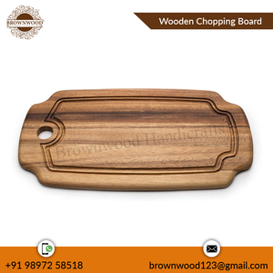 Tabla de cortar de madera tallada antigua hecha a mano, Acacia Natural, calidad superior, fabricante indio y exportador a precio barato - Product Image 2