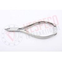 VESPECO Coupe-ongles professionnel en acier inoxydable, coupe-cuticules avec lame pointue, nouveau design, logo personnalisé