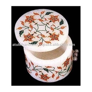 หัตถกรรมรอบหินอ่อนฝังกล่อง - Product Image 1