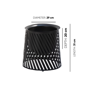 Jardinière en métal élégante et vintage conçue sur mesure avec support pour jardin extérieur maison bureau Pot de fleur approvisionnement direct de l'usine en Inde - Product Image 4