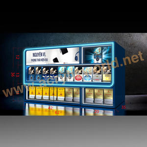 Exhibición de cigarrillos personalizada soporte de exhibición de escritorio de cigarrillos de acrílico LED/vitrina de cigarrillos/vitrina de exhibición de cigarrillos - Product Image 2
