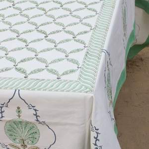 Manteles de mesa estampados, bloque manual - Product Image 4