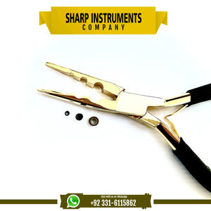 แหวนไมโครลูกปัดเชื่อมโยงคีมที่มีสีทอง - Product Image 3