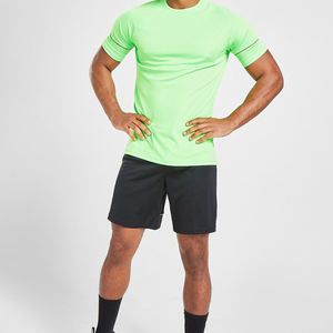 Hot selling with pockets Elasticated Bottoms Seamless <b>Slim</b> <b>fit</b> Workout Thick plus Size Stretchy yoga training Men Plain <b>shorts</b> - Product Image 2