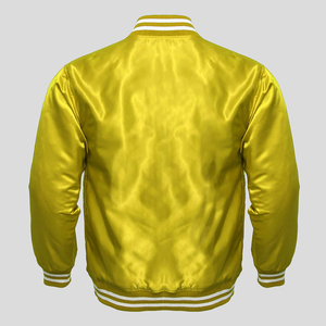 Veste en laine de Sport pour hommes, couleur personnalisée, manches en cuir, lettres, Baseball, école, équipe d'équipe - Product Image 2