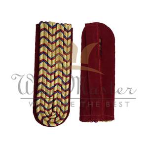 Win Master Ind - Pliegues de Hombro Ceremoniales (EPAULETTES) - Material de Seda/Metálico - MUESTRA GRATUITA para Oficiales Ceremoniales de Pakistán - Product Image 5