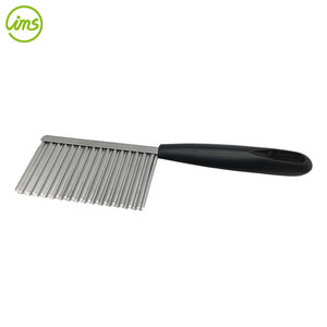 Couteau à découper les légumes, ustensile de cuisine en acier inoxydable, ondulé - Product Image 4