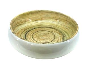 Tazón de sopa de esmalte redondo al por mayor de fábrica de alta calidad, tazón de cocina de madera de acacia natural, ALTA CALIDAD - Product Image 3