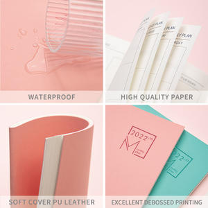 <span class=keywords><strong>Agenda</strong></span> mensual con cubierta suave, cuaderno de cuero Pu, diario, planificador personalizado, en Stock, <span class=keywords><strong>2022</strong></span> - Product Image 2