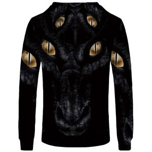 Pull à capuche de haute qualité en polyester/coton pour hommes, coupe-vent épais et épais, en éponge française, pour l'hiver, écologique et personnalisé. - Product Image 6