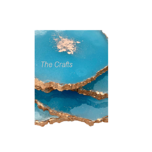 Ensemble de 4 sous-verres en résine, taille et formes personnalisées, sous-verres en résine pour tasses, mugs et verres, en gros - Product Image 2