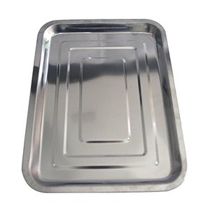 13 "X 10" Lab เครื่องมืออุปกรณ์สักถาด CE เครื่องมือผ่าตัดทางการแพทย์,Holloware 304ถาดสักสแตนเลส - Product Image 4