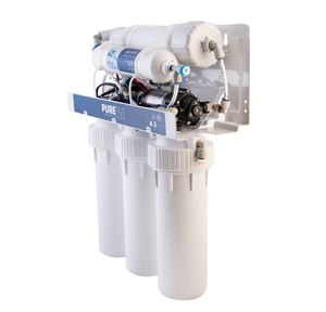 Osmosis inversa 75GPD de 5 etapas de alta producción, tanque externo de 5l con bomba para el hogar, oficinas y cocina - Product Image 4