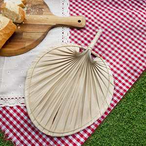 Éventail mural en forme de feuille de palmier naturel, pour la décoration de la maison, fabriqué au Vietnam, vente en gros - Product Image 5