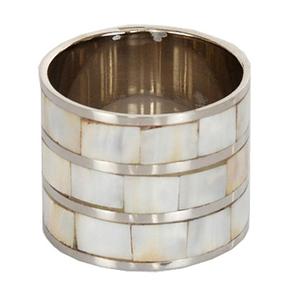 Rond de serviette en métal stocké pour les occasions de fête - Product Image 4