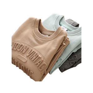 Sudadera personalizada para hombre, de alta calidad, 100% algodón, con cuello redondo, de gran tamaño, Lisa - Product Image 3