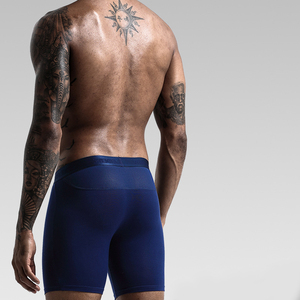 Nueva Oferta Caliente: Calzoncillos Boxer de Seda Helada de Color Liso, Sin Costuras, para Hombre, Tallas Grandes - Product Image 3