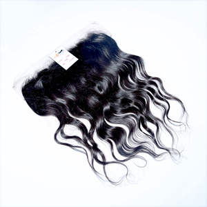 Extensions de cheveux humains Lace Frontal en cheveux vierges péruviens et brésiliens Remy, avec dentelle HD suisse fine et cuticules alignées - Product Image 6