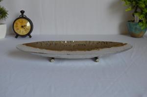 Plat de bateau en aluminium de luxe de fantaisie moderne avec l'or fini pour l'usage de maison et de cuisine - Product Image 6