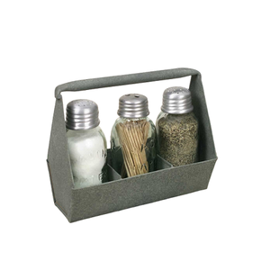 Ensemble sel et poivre en métal galvanisé de qualité supérieure pour la maison, l'hôtel et la restauration - Product Image 2