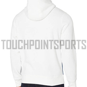 Venta al por mayor de Color sólido Sudadera con capucha Unisex Oversize blanco 100% algodón de los hombres de sudaderas con capucha - Product Image 5