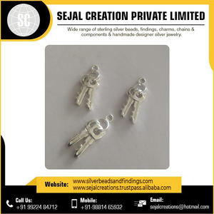 Cool New 925 Sterling Silver Jewelry Charms Diseños de flores de letras intrincadas Cute Wedding Party-Sejal Creation Direct Wholesale - Product Image 6