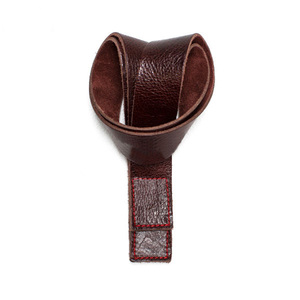 Logo personnalisé sangles de levage en cuir sangles de poignet de gymnastique pour la formation sangle d'haltérophilie accessoires d'équipement de Fitness client - Product Image 5