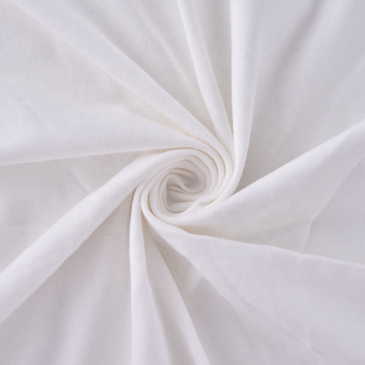 High quality 96%cotton combed 4%spandex 30S 165-170GSM knitting single jersey fabric for sportswear