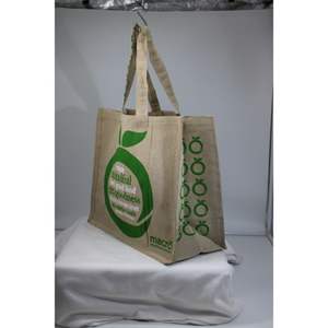 Eco Friendly Reusable Highly Durable Jute <b>Bag</b> with Soft <b>Cotton</b> Handle for Grocery Shopping at Bulk Personalized Custom Tote <b>Bag</b> - Product Image 6