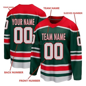 Jerseys de hockey sobre hielo personalizados con nombre y números jerseys de hockey sobre hielo auténticos de alta calidad Jersey de práctica de hockey sobre hielo personalizable - Product Image 2