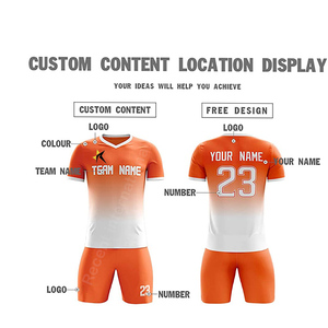 Uniforme de football personnalisé pour hommes avec sublimation Nouveau design Vêtements de football - Product Image 2