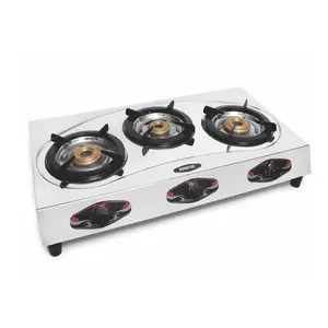Three Burner Gas Burner Stainless Steel Built-in Gas Stove for Hotel Household